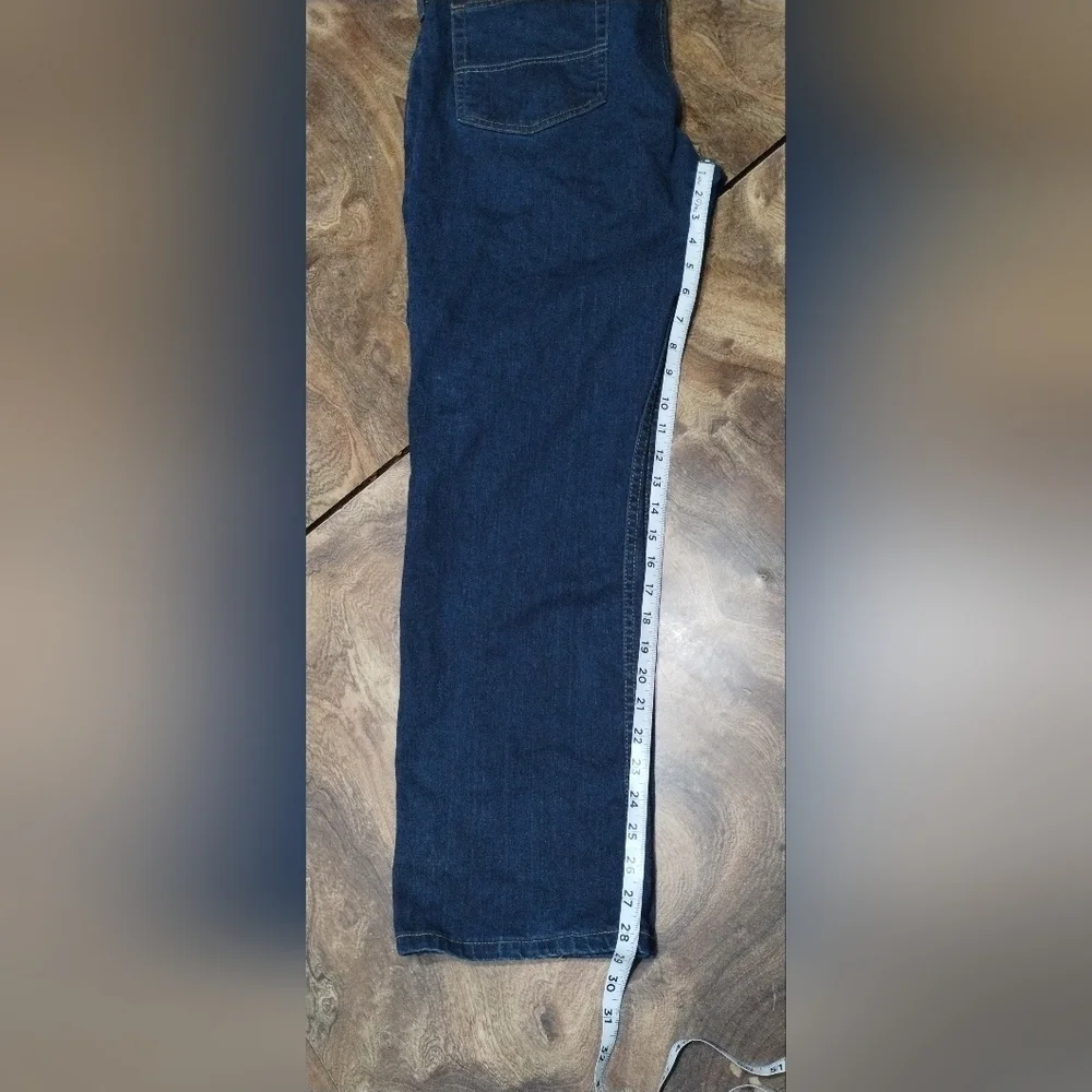 Carhartt Men's Dark Blue Straight Fit Jeans (40X30)